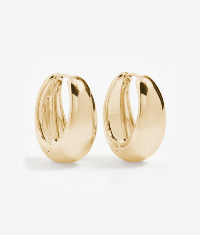 Cameron Silver Hoop
