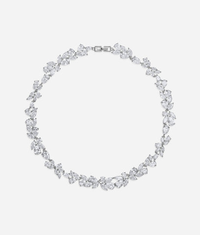 Fallen Leaf Tennis Necklace