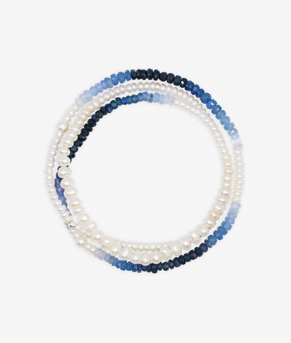 Miller Stretch Bracelet/Necklace, Ombré Sapphire