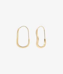 Mia Wave Hoop Earring