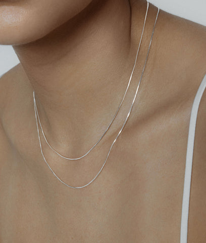Silver Line Necklace