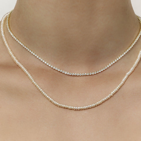 Tennis Diamond Necklace